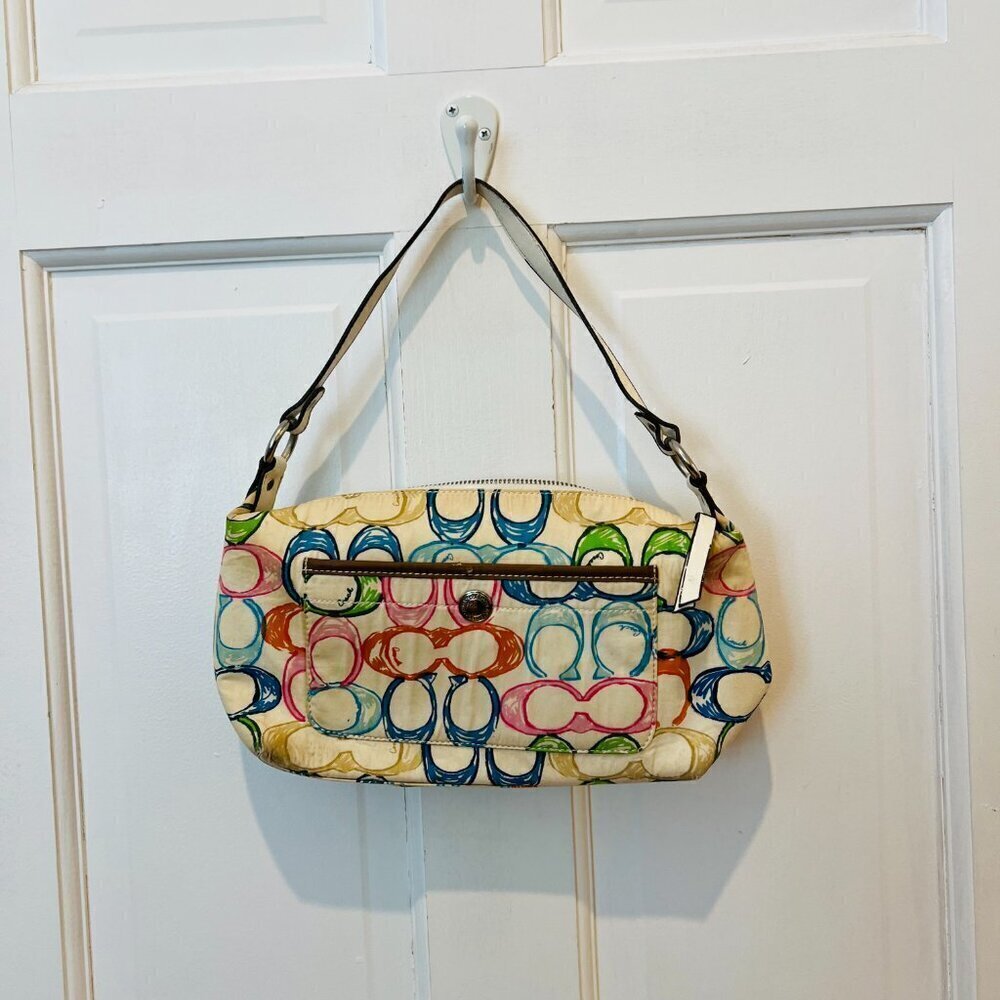 Vintage Y2K 2000 Hobo Coach Handbag Purse Bag - Picture 4 of 6